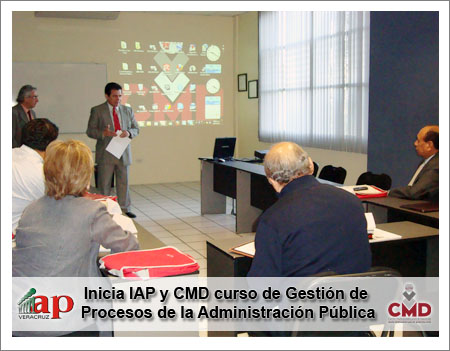 Inicia IAP y CMD curso de Gestión de Procesos de la Administración Pública